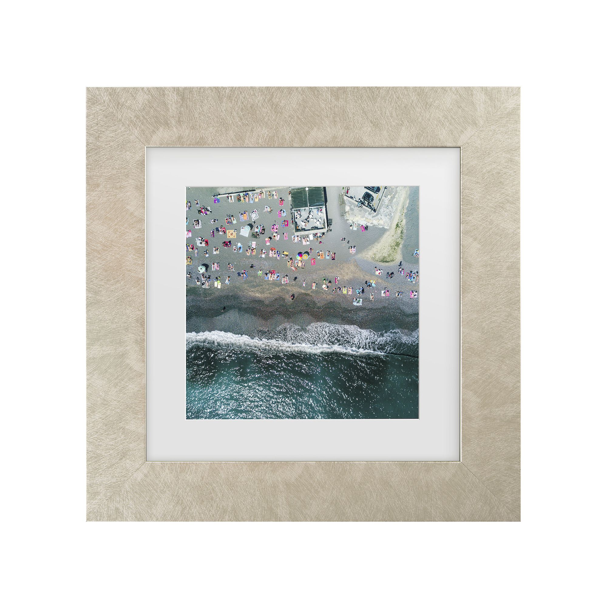 Zhou Chengzhou Under The Heat Matted Framed Wall Art, Beige