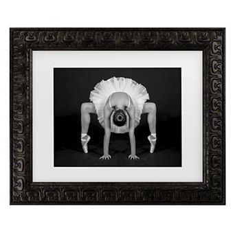 Pauline Pentony Ma Control In Dance Matted Textured Wood Framed Wall Art