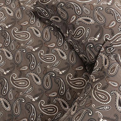 SUPERIOR Floral Paisley Flannel Cotton Duvet Cover Set