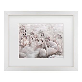 Trademark Fine Art In The Pink Transhumance Matted Framed Wall Art