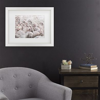 Trademark Fine Art In The Pink Transhumance Matted Framed Wall Art