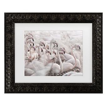 Trademark Fine Art In The Pink Transhumance Matted Framed Wall Art