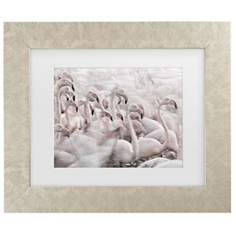 Trademark Fine Art In The Pink Transhumance Matted Framed Wall Art
