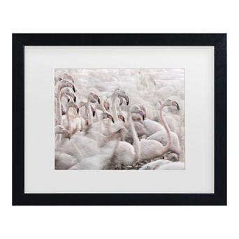 Trademark Fine Art In The Pink Transhumance Matted Framed Wall Art