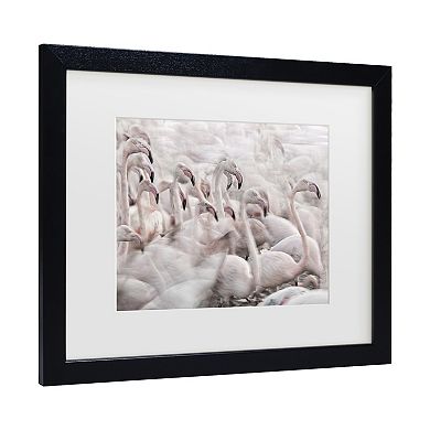 Trademark Fine Art In The Pink Transhumance Matted Framed Wall Art