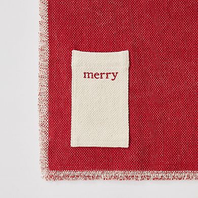 Avanti Merry Holiday 8-Piece Table Placemats & Dinner Napkins Set