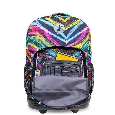 J World Sunrise Rolling Backpack