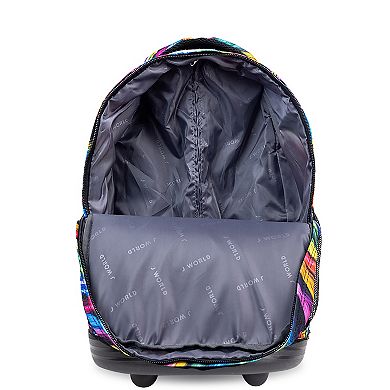 J World Sunrise Rolling Backpack