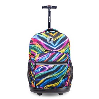 J World Sunrise Rolling Backpack