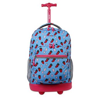 J World Sunrise Rolling Backpack