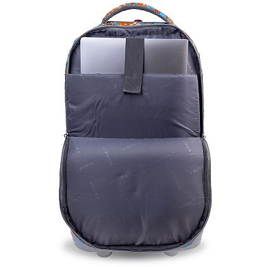 J World Sundance 20 in. Laptop Rolling Backpack