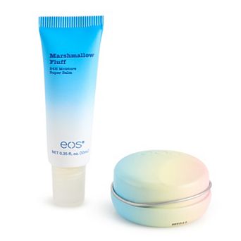 eos Brown Sugar Bubble Scrub & Marshmallow Fluff Super Balm Set