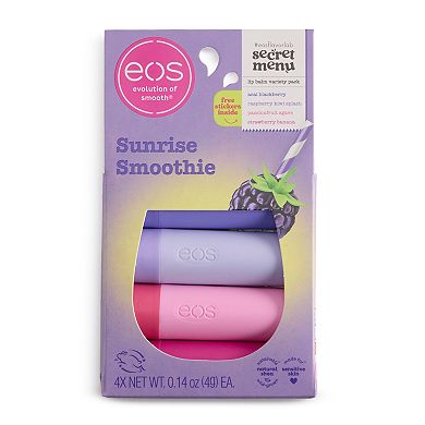 eos Sunrise Smoothie Stick Lip Balm 4-pk.