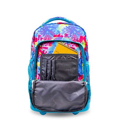 J World Sunny 17 in. Rolling Backpack