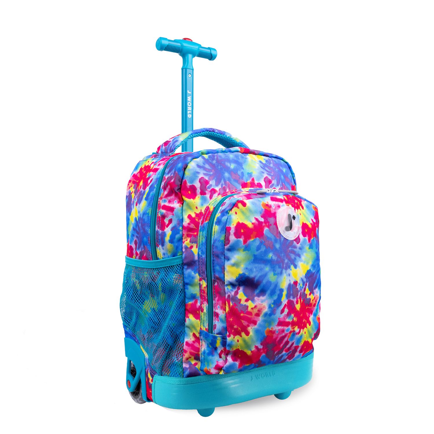 17 h kid's rolling backpack Sunny Rolling Backpack - 17 Inch in Tie Dye - Kids