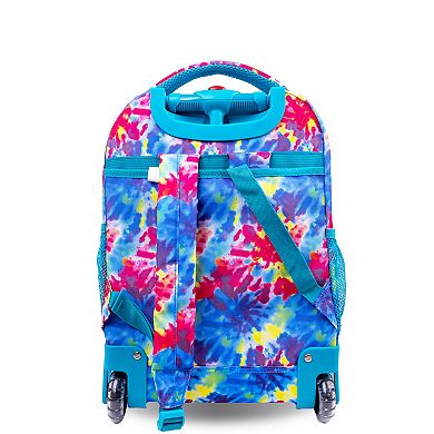 J World Sunny 17 in. Rolling Backpack