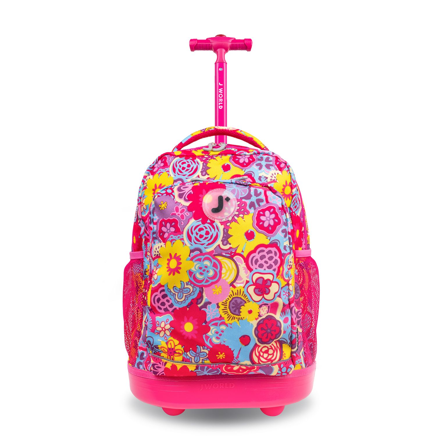 J World Sunny 17 in. Rolling Backpack