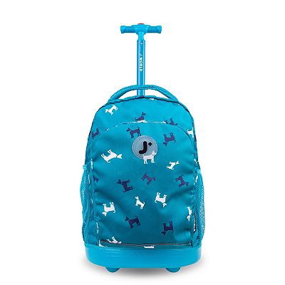J World Sunny 17 in. Rolling Backpack