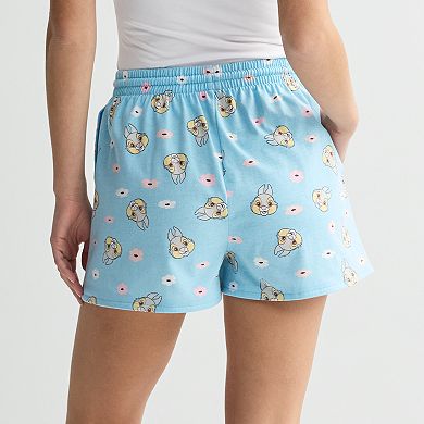 Disney's Bambi Juniors' Thumper All Over Print Jersey Shorts