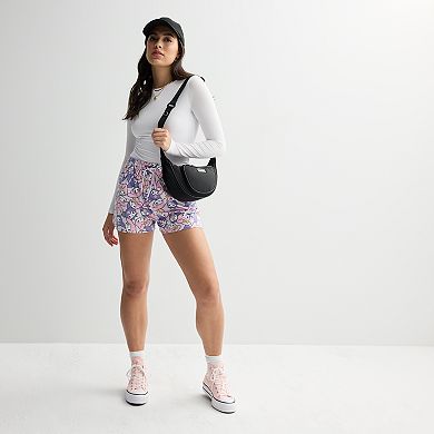 Juniors' Kuromi All Over Print Jersey Shorts