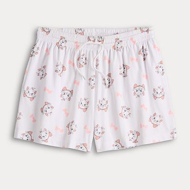 Disney's The Aristocats Juniors' Marie All Over Print Jersey Shorts