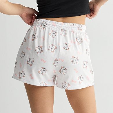 Disney's The Aristocats Juniors' Marie All Over Print Jersey Shorts