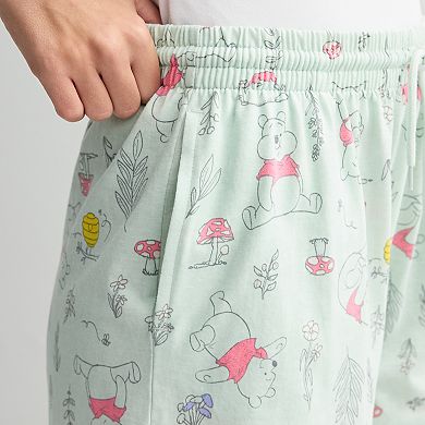 Disney's Winnie the Pooh Juniors' All Over Print Jersey Shorts