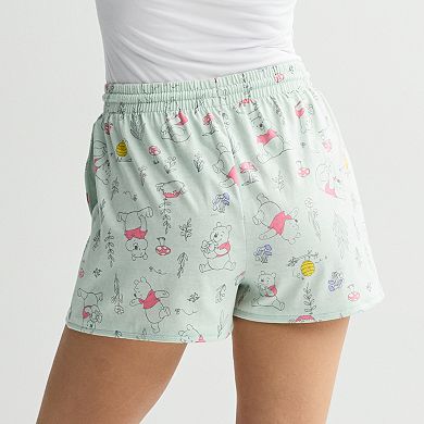 Disney's Winnie the Pooh Juniors' All Over Print Jersey Shorts