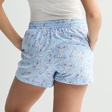 Disney's Lilo & Stitch Juniors' Stitch All Over Print Jersey Shorts