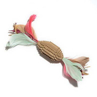 Kitty City Multi-Colored Feather Kicker Cat Toy