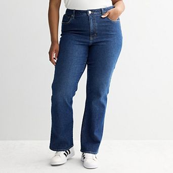 Juniors' Plus Size SO® High-Rise 90s Bootcut Jeans