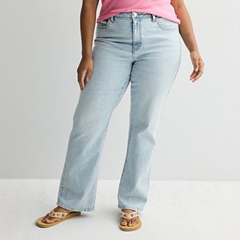 Juniors' Plus Size SO® High-Rise 90s Bootcut Jeans