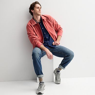 Men's Sonoma Goods For Life Textured Button Front Knit Shirt