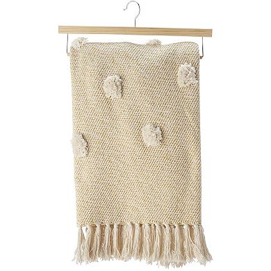 Mina Victory Dot Woven Throw Blanket
