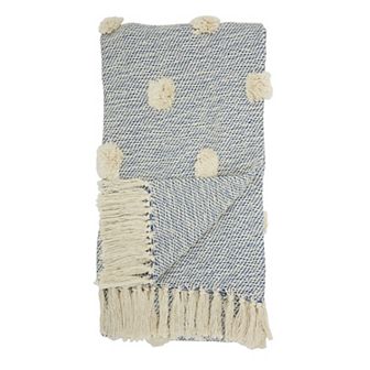 Mina Victory Dot Woven Throw Blanket