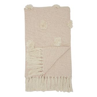Mina Victory Dot Woven Throw Blanket