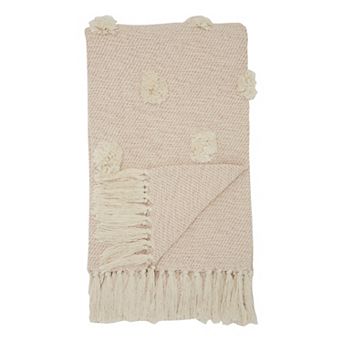 Mina Victory Dot Woven Throw Blanket