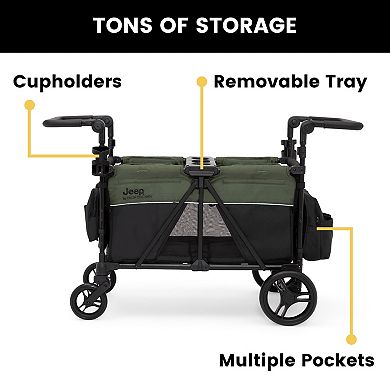 Jeep Aries Stroller Wagon by Delta Children