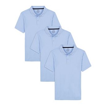 Boys 8-20 Approved Schoolwear 3-Pack Short-Sleeve Uniform Polo