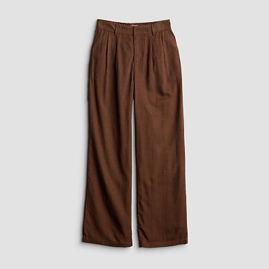 Juniors' SO® Curvy Fit Wide Leg Trousers
