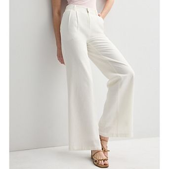Juniors' SO® Linen Wide Leg Trousers