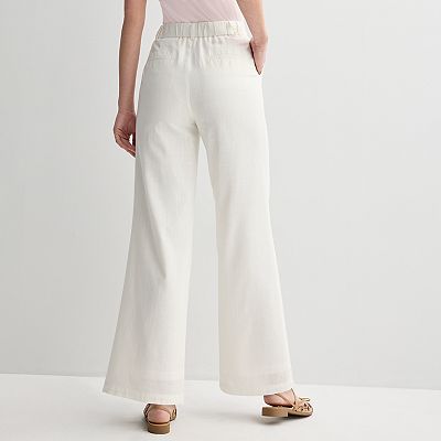 Juniors' SO® Linen Wide Leg Trousers
