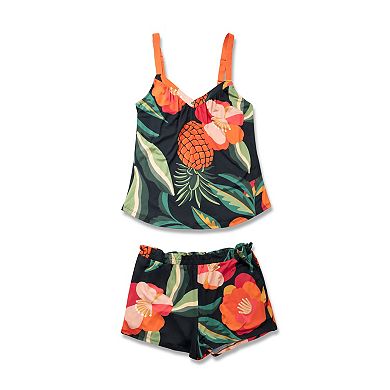 Women's Lilac+London 2-Piece Print Cami & Shorts Sleep Set