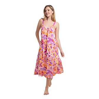 Women's Lilac+London Print Sleep Gown