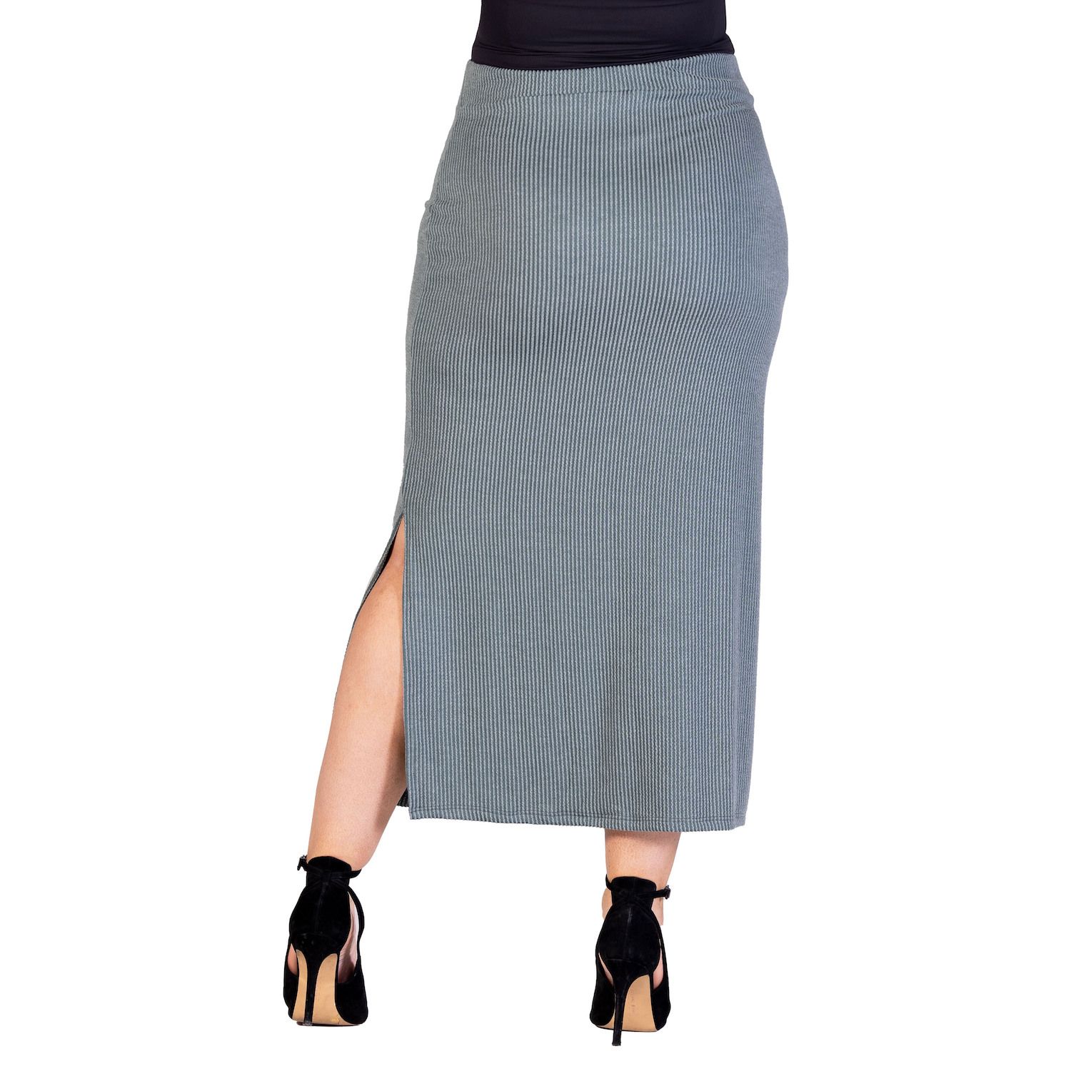スカート musinsastandardwoman Women's Crinkle Long Skirt Gray MWCKS20 Mrat Wrap Skirts Women's Casual Hakama Irregular Leaf Bow