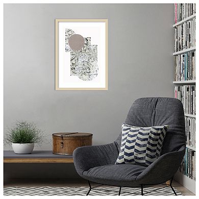Direction II by Cartissi Wood Framed Wall Art Print