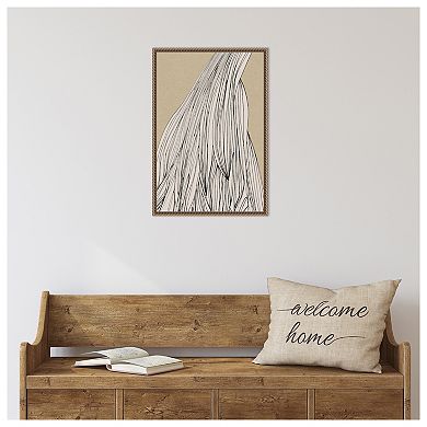 Home Set No 3 by Dan Hobday Framed Canvas Wall Art Print