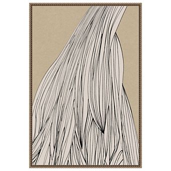 Home Set No 3 by Dan Hobday Framed Canvas Wall Art Print