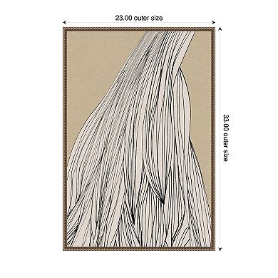 Home Set No 3 by Dan Hobday Framed Canvas Wall Art Print