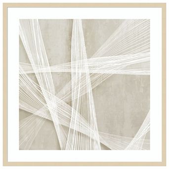 Loomed Symmetry II by Jacob q Wood Framed Wall Art Print